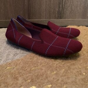 Limited Edition Rothy’s Loafer in Burgundy Grid